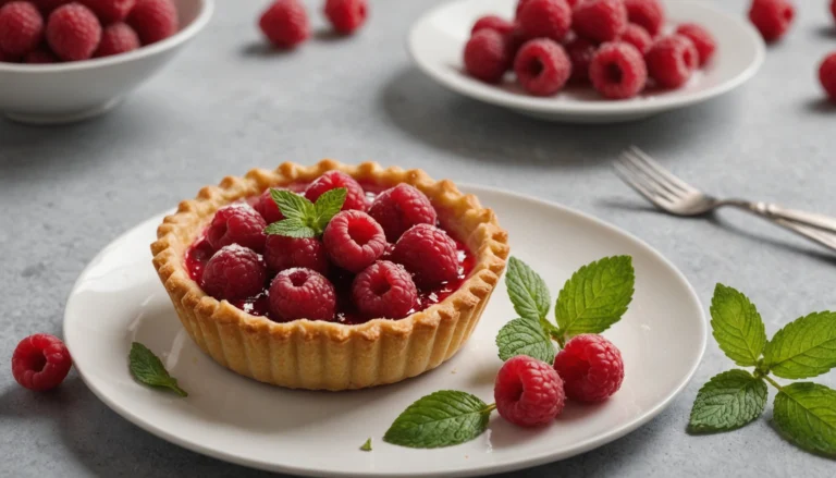 recette tartelette au framboise