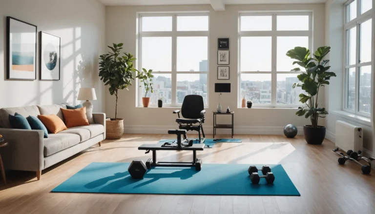 matériel de sport à la maison