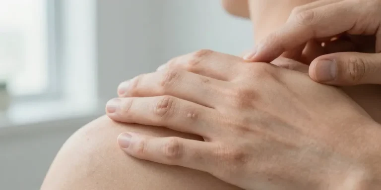 grain de beauté sur la main