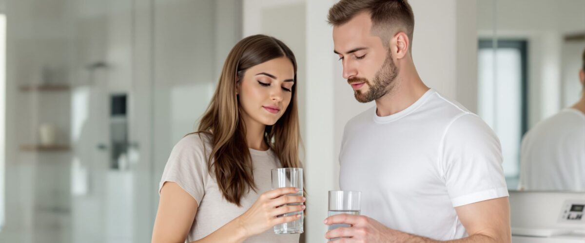 boire de l'eau augmente le poids sur la balance