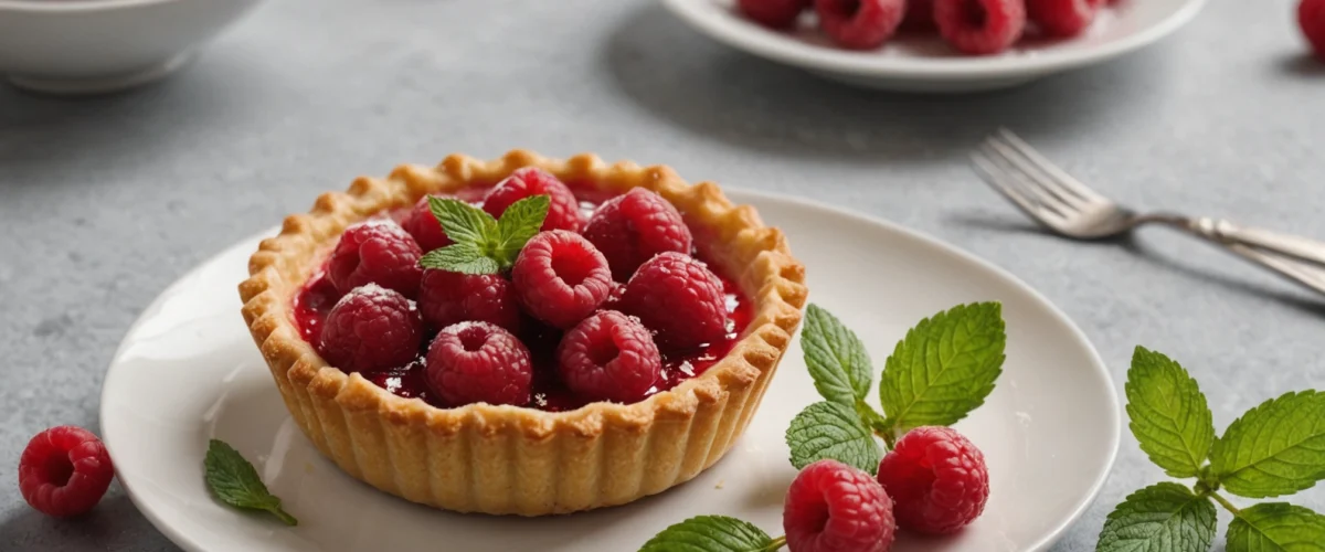 recette tartelette au framboise