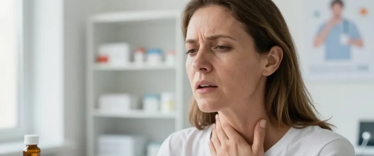 extinction de voix médicament