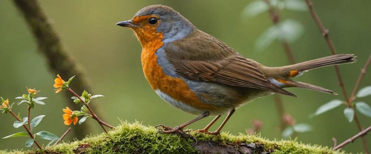voir et entendre un rouge-gorge signification