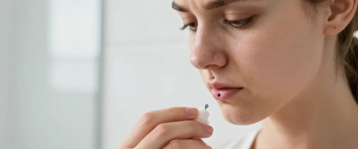 piercing nombril infecter
