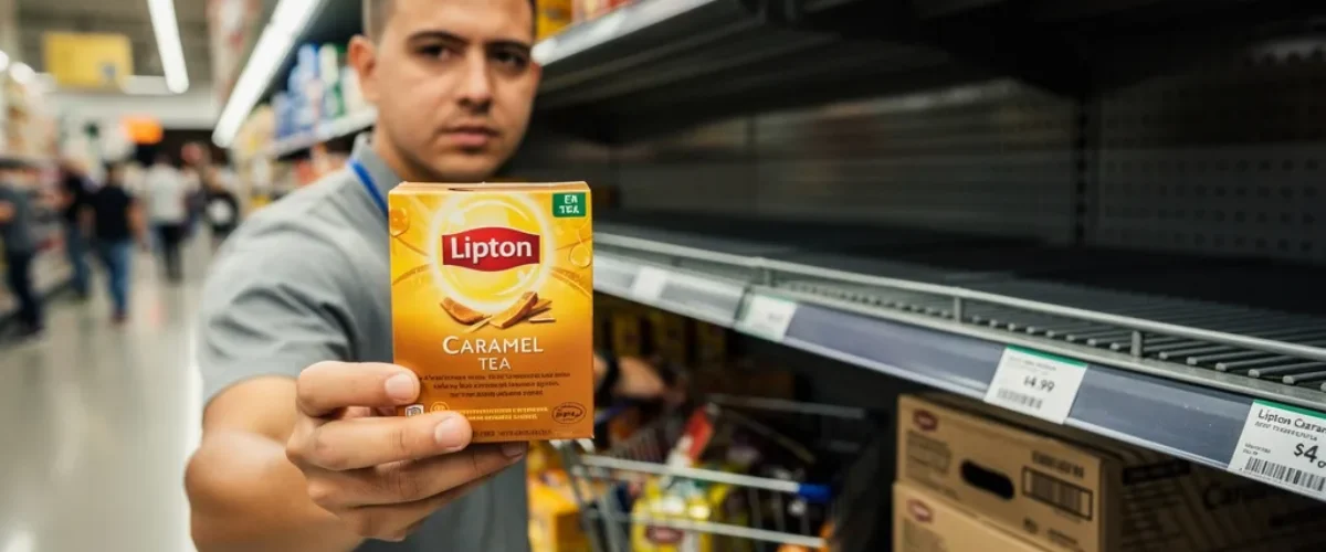 the caramel lipton rupture de stock pourquoi